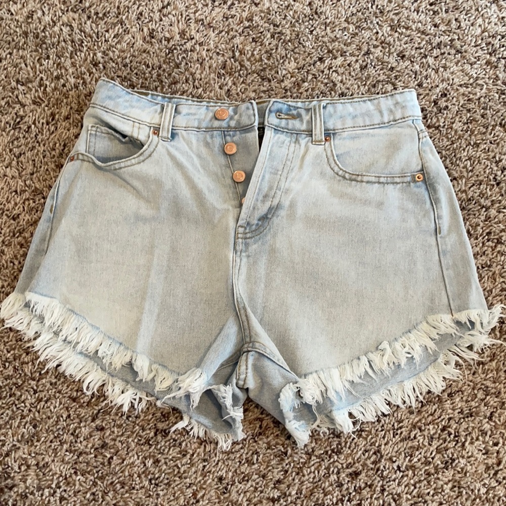 Wild fable distressed denim shorts